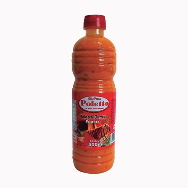 MOLHO CHURRAS POLETTO 500ML PICANTE