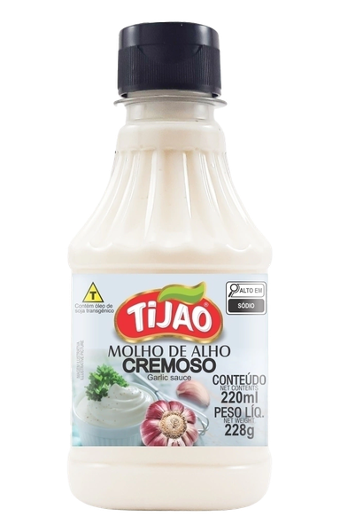 MOLHO DE ALHO CREMOSO TIJAO 228G