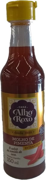 MOLHO DE PIMENTA EXTRA FORTE ALHO ROXO 150ML