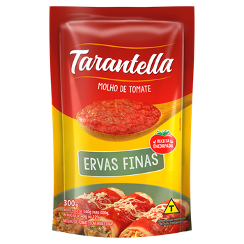 MOLHO DE TOMATE TARANTELLA ERVAS FINAS S