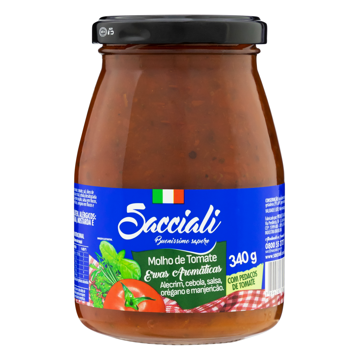 MOLHO TOMATE 340G ERVAS AROMATICAS VD