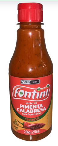 MOLHO PIMENTA CALABRESA FONTINI 270 ML