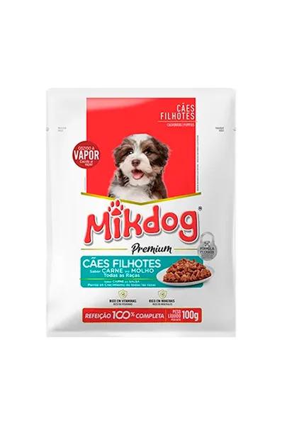 RACAO MIKDOG FILHOT TDS RC CARN 100G