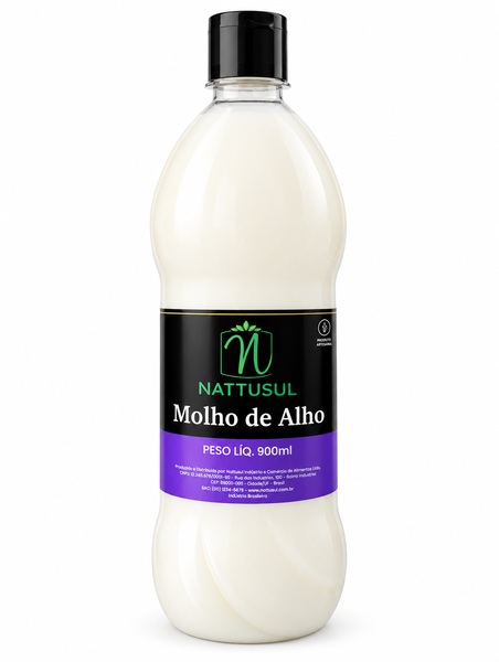 MOLHO ALHO NATTUSUL 900ML