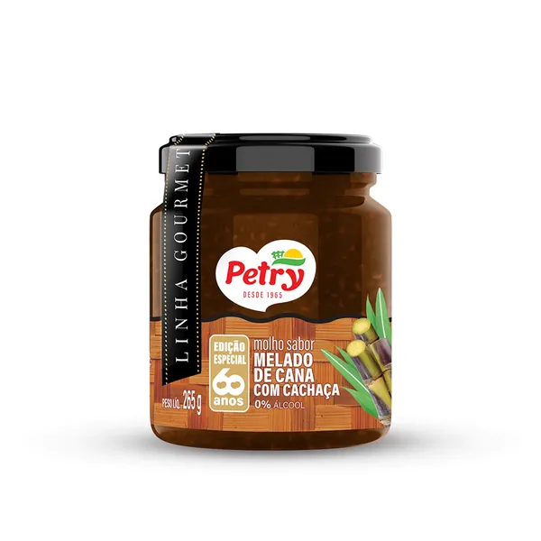 GELEIA PETRY 265G MOLHO DE CANA COM CACH