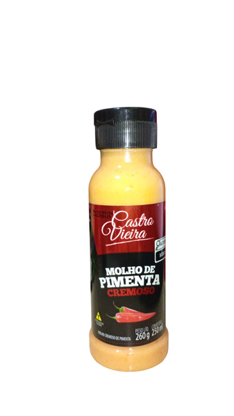 MOLHO DE PIMENTA CREMOSO CASTRO 260G