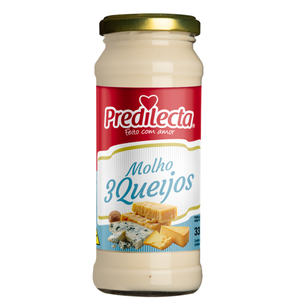 MOLHO PREDILECTA 3QUEIJOS 330G