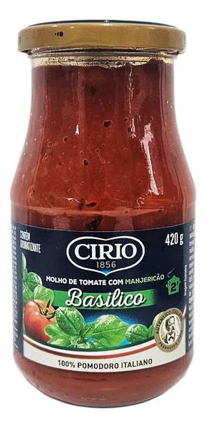 MOLHO TOM CIRIO 420G BASILICO VD
