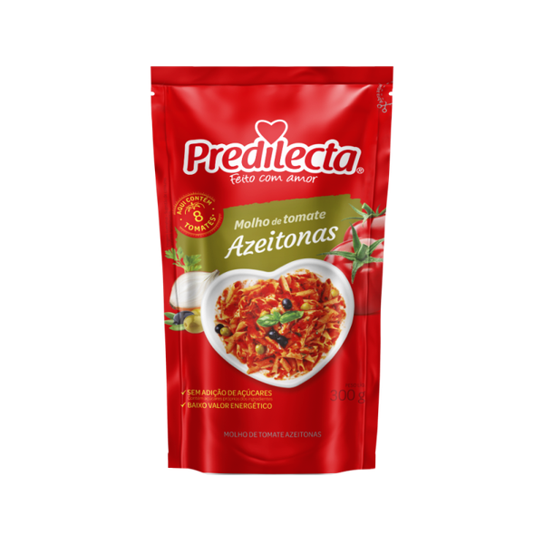 Molho Predilecta Azeitona 300g Sache