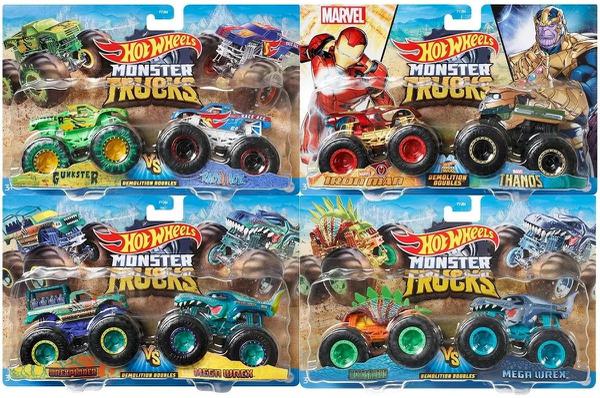 BRINQ CARRINHO HOT WHEELS MONSTER TRUCKS