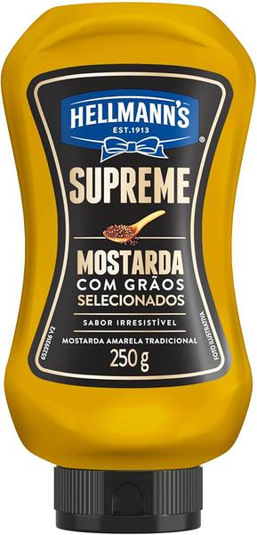 MOSTARDA HELMANNS SQUEEZE 250G SUPREME