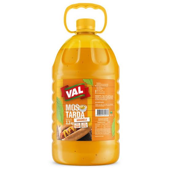MOLHO MOSTARDA VAL 3,3kg