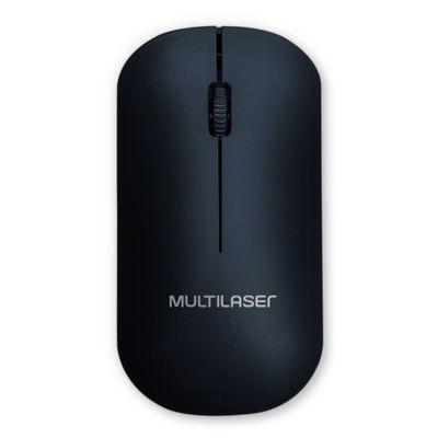 MOUSE OPTICO SEM FIO SLIM PRETO 1200DPI Ref:MO307