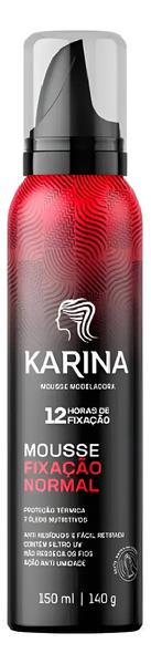 MOUSSE KARINA FIXACAO 150ML NORMAL