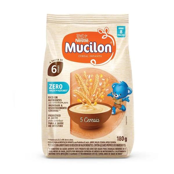 CEREAL MUCILON 5 CEREAIS ZERO 600G
