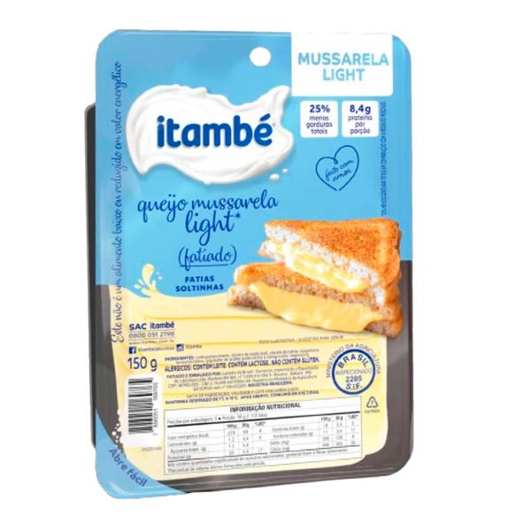 QUEIJO MUSSARELA ITAMBE LIGHT 150G