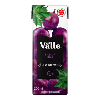 NECTAR DEL VALLE SABOR UVA TP 200ML