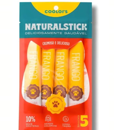 RACAO P/GATOS NATURALSTICK 75G FRANGO HA