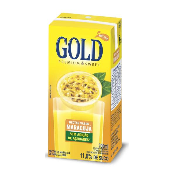 NECTAR GOLD 200ML MARACUJA S/ACUCAR