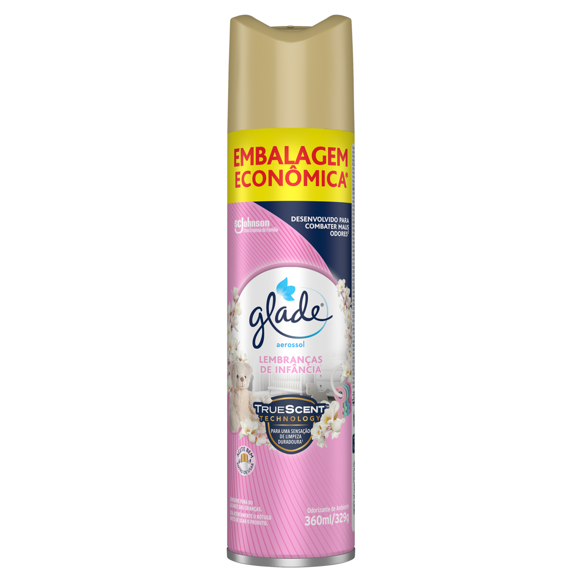 GLADE AERO 360ML LEMBRACAS DA INFANCIA