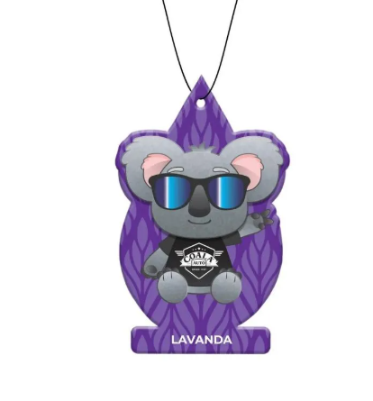 ODOR. AUTOMOTIVO COALA PENDURAR LAVANDA 10G