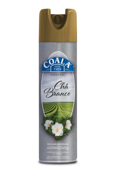 ODORIZADOR COALA AEROSOL 400ML CHA BRANCO