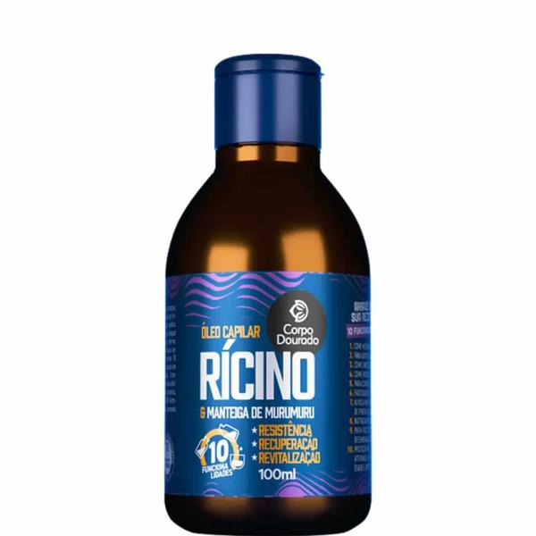 OLEO CAPILAR CORP DOURADO 100ML RICINO