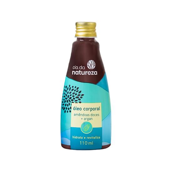 ÓLEO CORPORAL CIA DA NATUREZA AMÊNDOAS DOCES + ARGAN 110ML