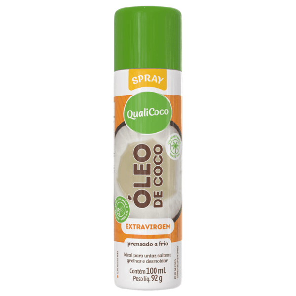 OLEO DE COCO EXTRAVIRGEM EM SPRAY 12X100