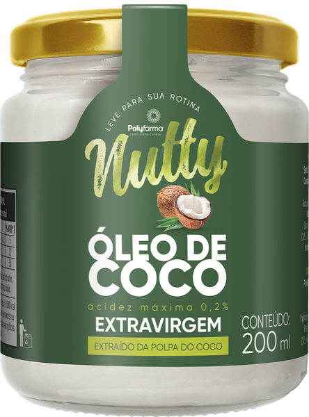OLEO DE COCO NUTTY 200ML S/SABOR