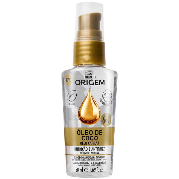 OLEO CAP.ORIGEM 50ML OLEO DE COCO + MAC
