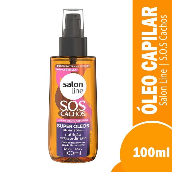 OLEO DE TRAT S LINE SOS CACHOS SUPER OLEOS 100ML