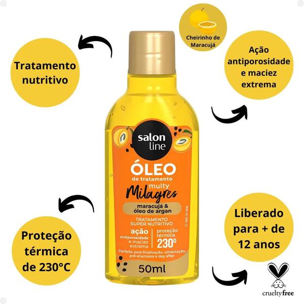 OLEO TRAT MILAGRES MARAC SALON LINE 50ML