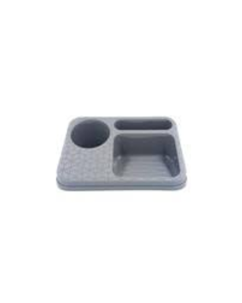 ORGANIZADOR DE PIA UZ CINZA TITANIO PLAS