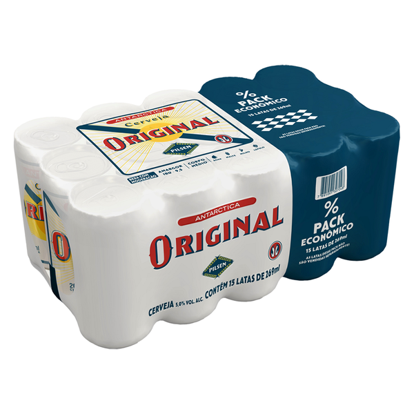 CERVEJA LATA ORIGINAL 269ML MULTIPACK C/15UN