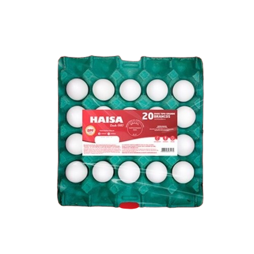 OVO BRANCO HAISA GRANDE C/20