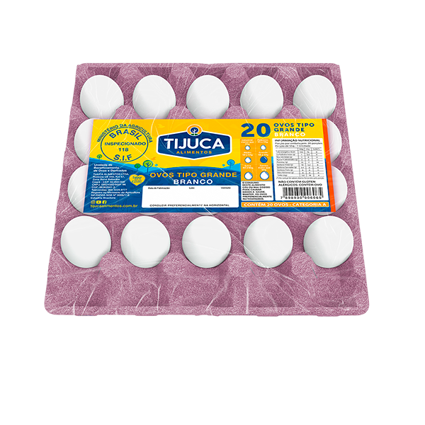 OVOS VERMELHO TIJUCA CAIPIRA EXTRA BDJ C 20UNI