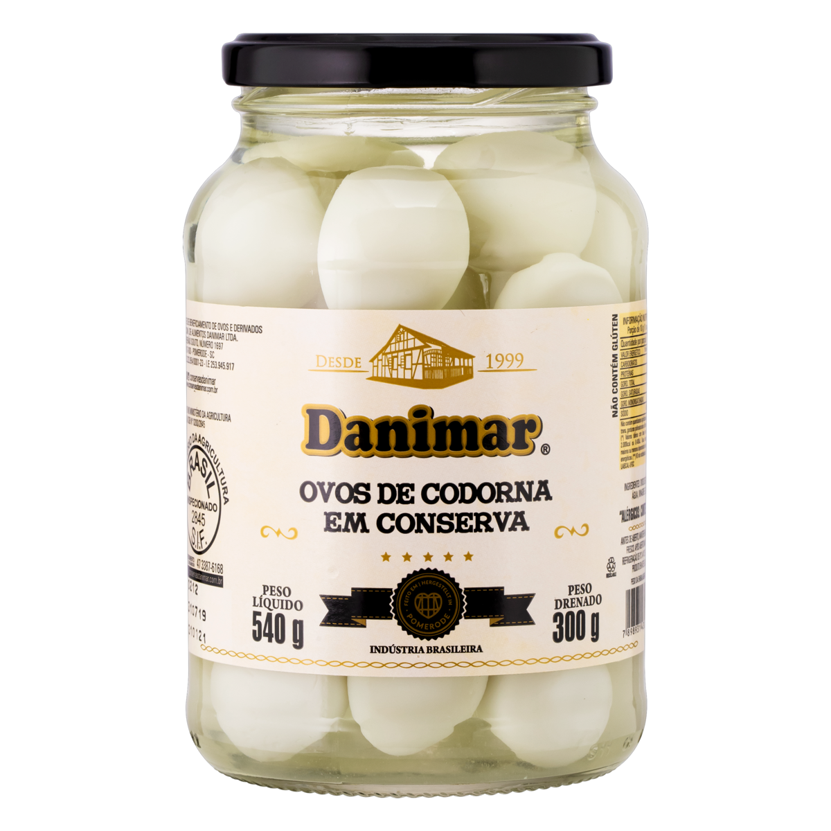 OVO CODORNA DANIMAR  300GR