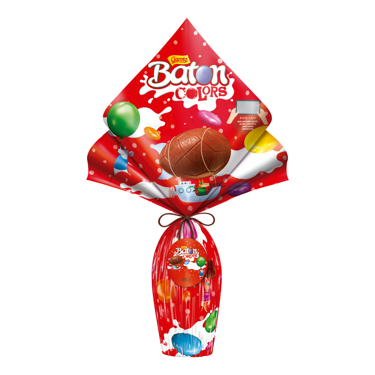 OVO PASCOA NESTLE 160G BATON COLORS