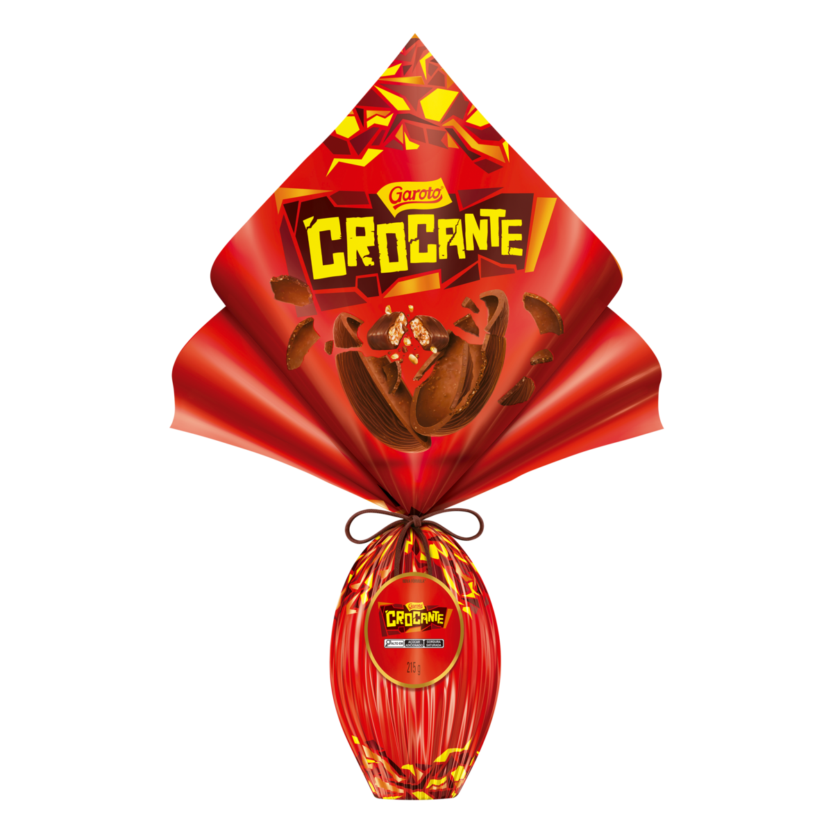 OVO PASCOA GAROTO CROCANTE  215G 