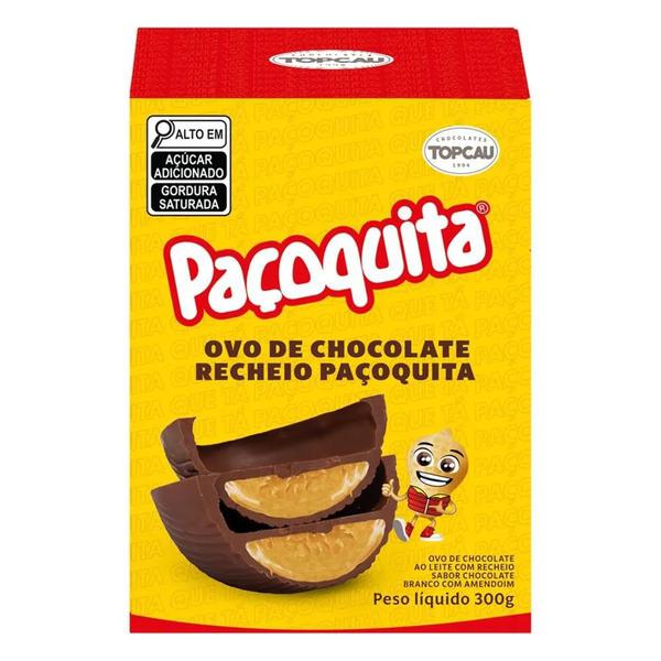 OVO P.TOPCAU AO LEITE PACOQUITA 300G