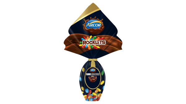 OVO DE PASCOA ARCOR ROCKLETS LEITE 220G
