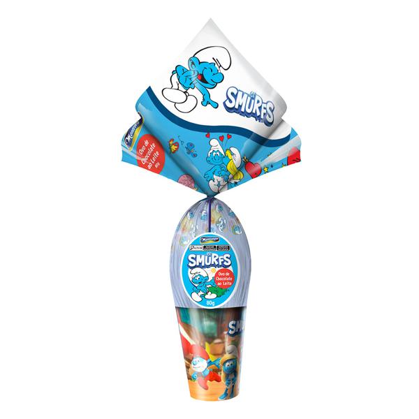 Ovo Pasc ao Leite Smurfs Montevergine 80g