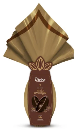 OVO CHOCOLATE DIVINE MEIO AMARGO 190GR