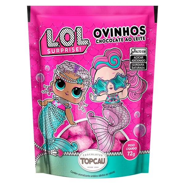 OVINHOS CHOCO AO LEITE LOL SURPRISE TOPCAU SC 72G