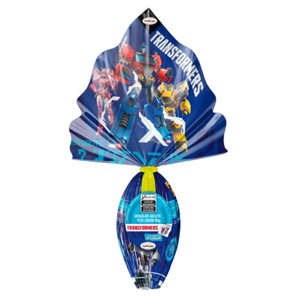 Ovo Chocolate Topcau Transformers 80GR Ao Leite