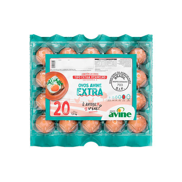 OVOS BCO AVINE EX 20
