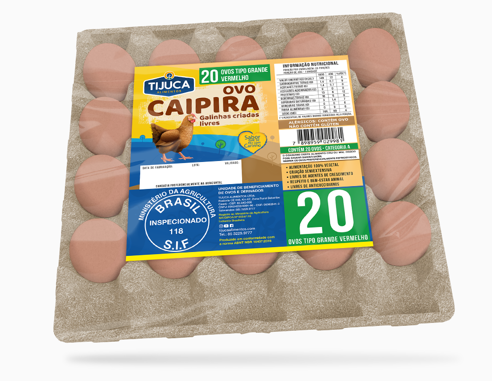 OVO CAIPIRA TIJUCA GRANDE C/20
