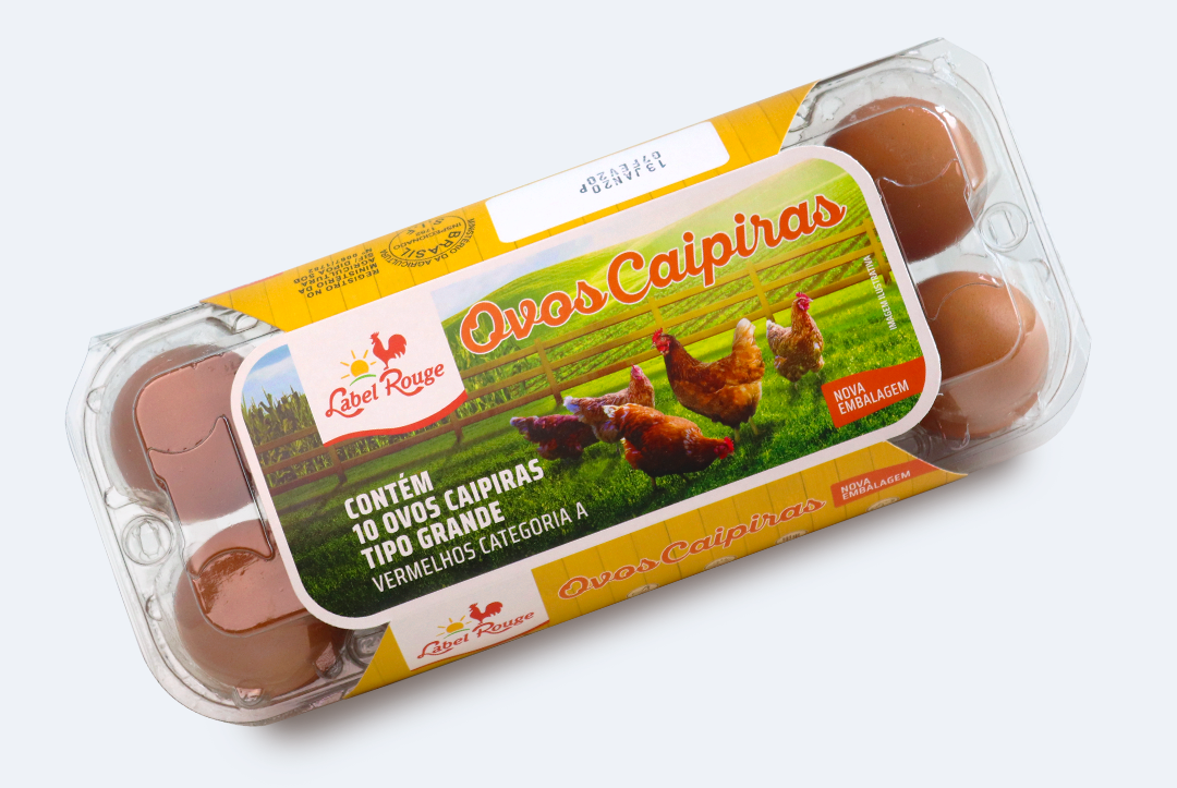 Ovos Caipira Label Rougue Omega 3