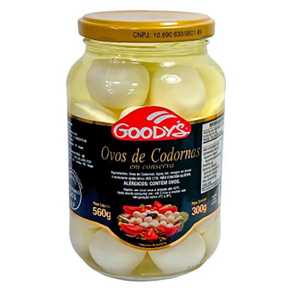Ovos Codorna Goodys 300G